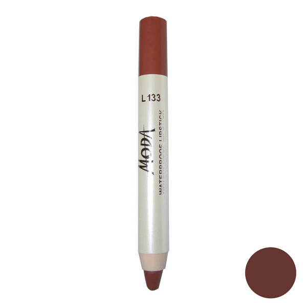 رژلب مدادی مودا مدل waterproof lipstick شماره L133