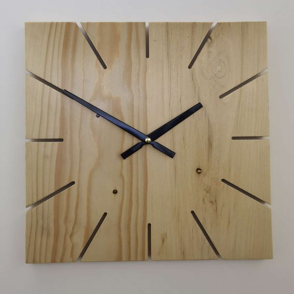 ساعت دیواری مدل چوب 