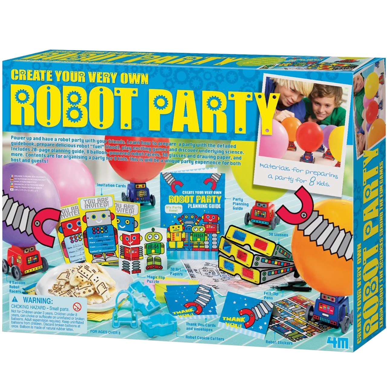 کیت آموزشی 4ام مدل Robot Party 04402