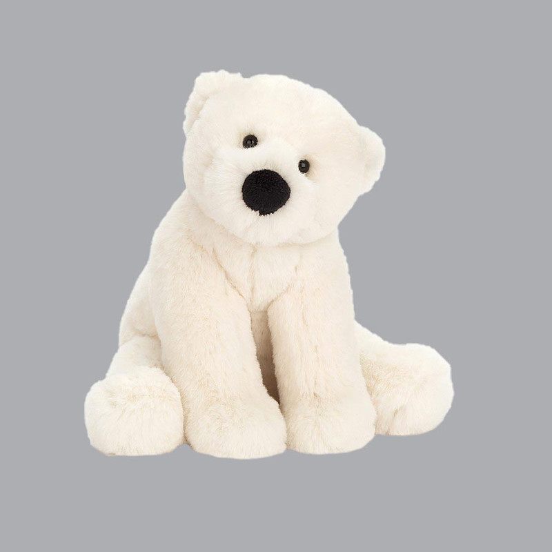 عروسک جلی کت طرح خرس قطبی مدل JellyCat Perry Polar Bear کد SZ12/936 ارتفاع 23 سانتی‌متر