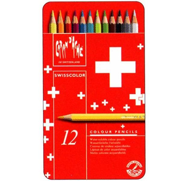 مداد رنگی 12 رنگ کارن داش سری سوییس کالر مدل 1285712