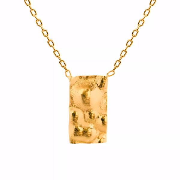 گردنبند طلا 18 عیار زنانه روبی آرت گالری مدل 47170