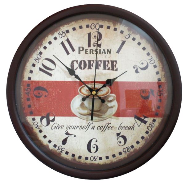 ساعت دیواری شیانچی طرح Coffee کد 10010044