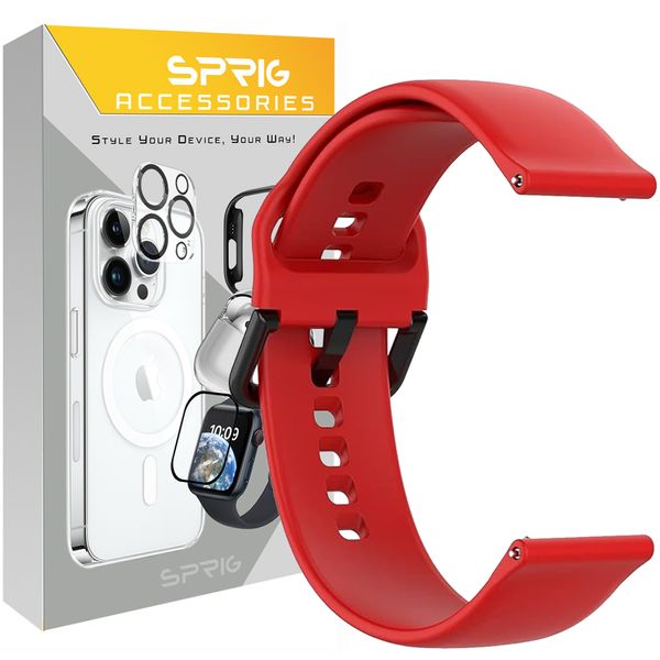 بند اسپریگ مدل Silicone SGK TW مناسب برای ساعت هوشمند سامسونگ Galaxy watch 3 41mm / Galaxy watch 42mm / Gear Sport / S2 Classic