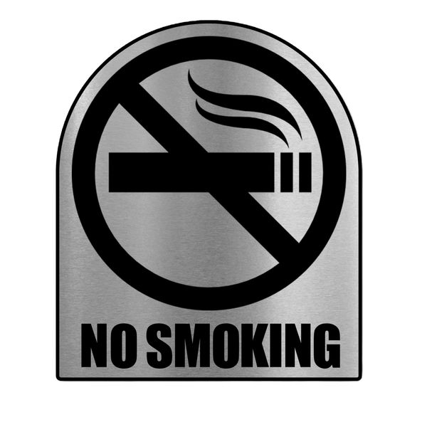 تابلو نشانگر آژنگ طرح سیگار کشیدن ممنوع کد-NO-S-01