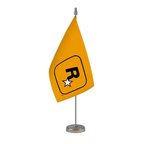 پرچم رومیزی مدل راک استار کد p-03