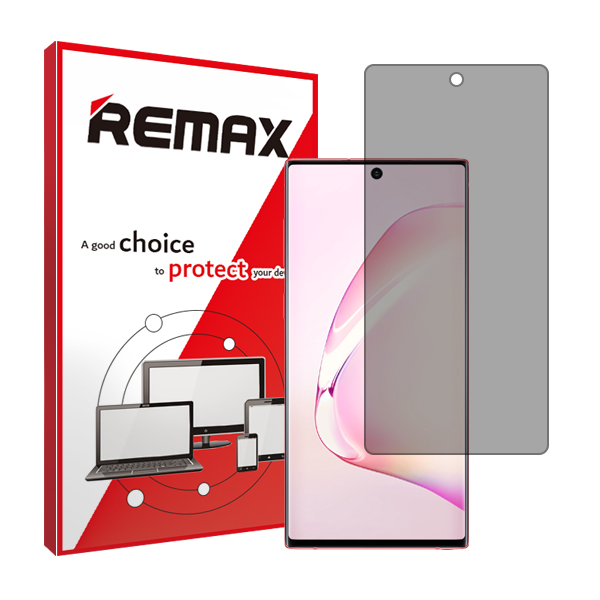 محافظ صفحه نمایش حریم شخصی  ریمکس مدل HyPRV مناسب برای گوشی موبایل سامسونگ Galaxy Note10 