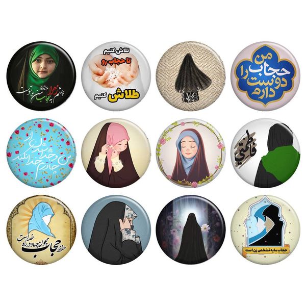 پیکسل گالری باجو طرح حجاب کد 18 مجموعه 12 عددی