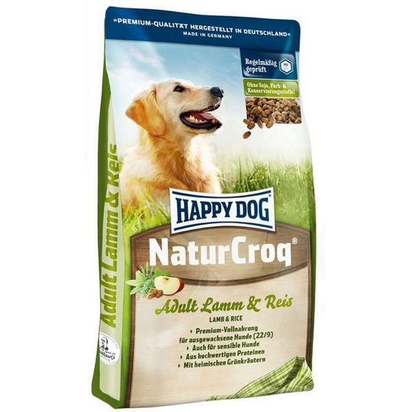 غذای خشک سگ هپی داگ مدل NaturCroq Lamb And Rice وزن 1 کیلوگرم