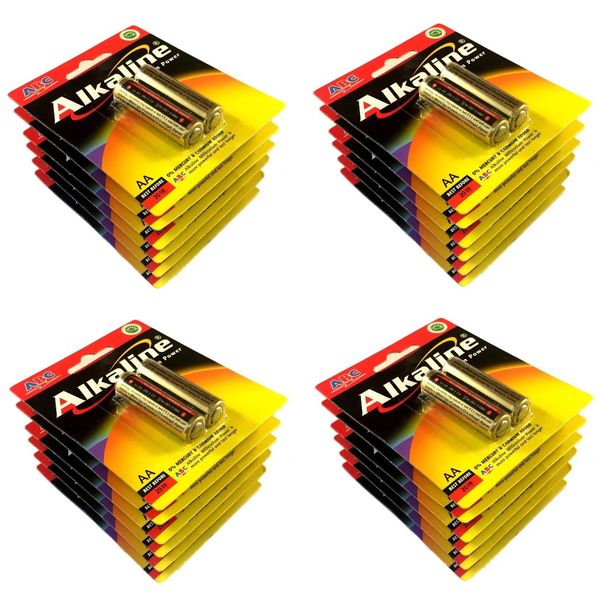 باتری قلمی ای بی سی مدل Alkaline بسته 48 عددی