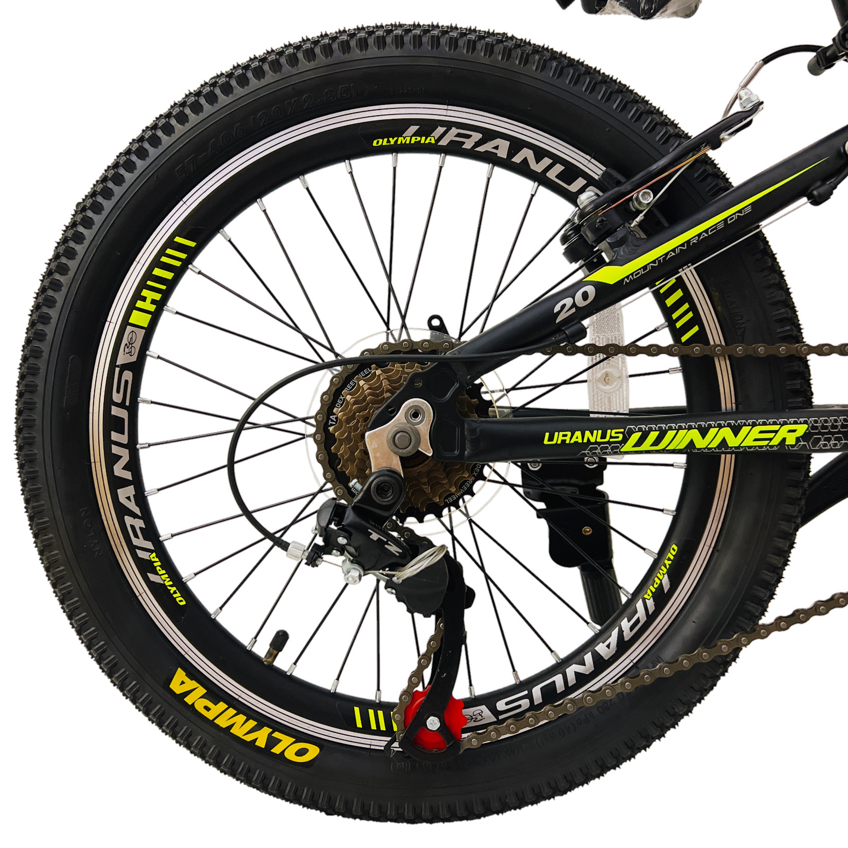 دوچرخه کوهستان المپیا مدل WINNER کد اورانوس سایز طوقه 20
