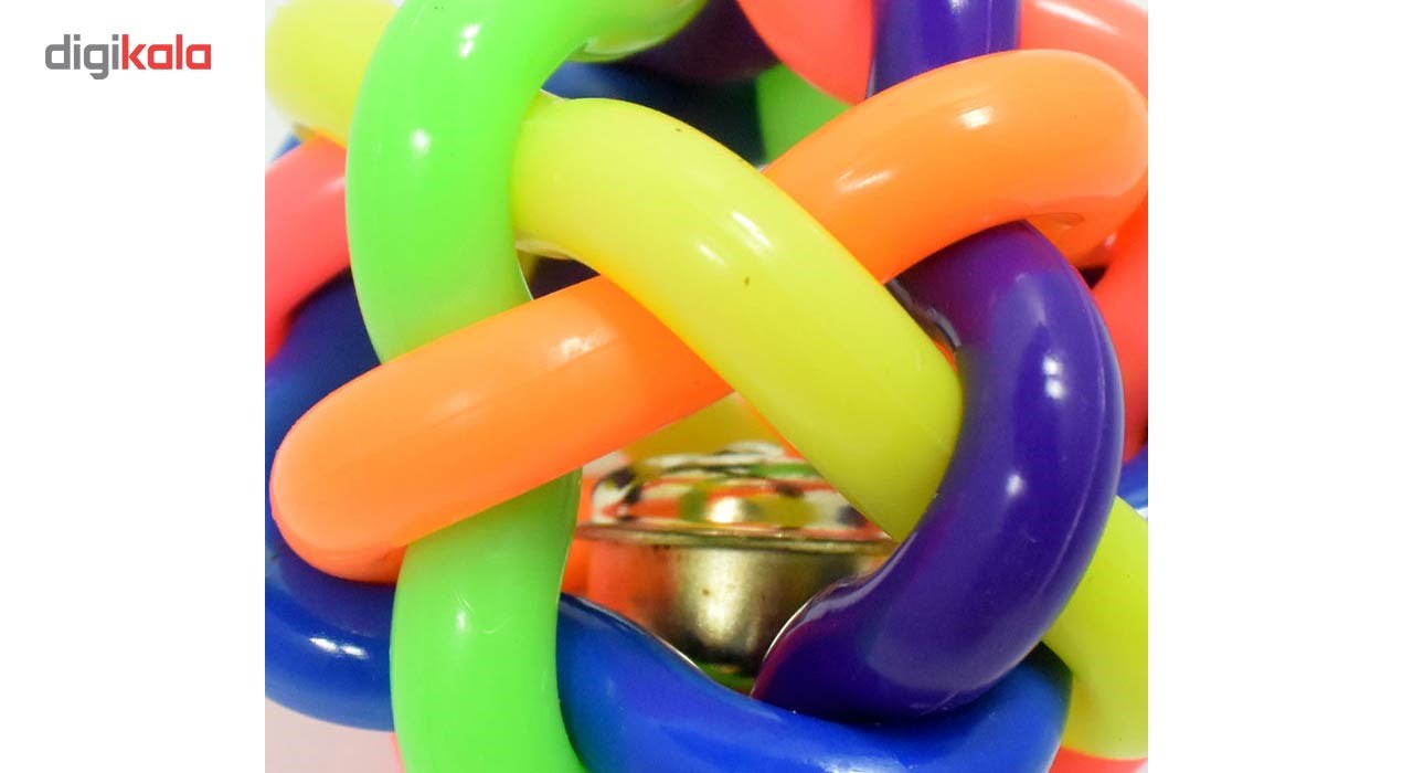 اسباب بازی سگ توپ پیچ در پیچ مدل Juguetes Perro Ball-S قطر 5.5 سانتی متری