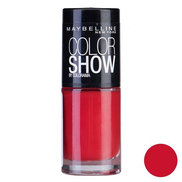 لاک ناخن میبلین مدل Vao Color Show Power Red 349