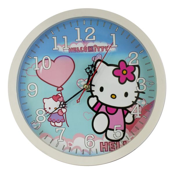ساعت دیواری طرح Hello Kitty کد 10010101