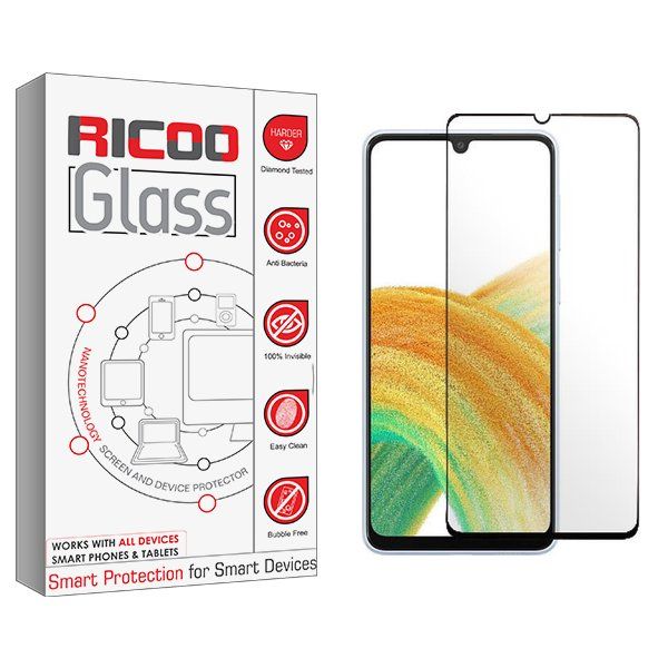 محافظ صفحه نمایش شیشه ای ریکو مدل RiC2 Full مناسب برای گوشی موبایل سامسونگ Galaxy A33 5G