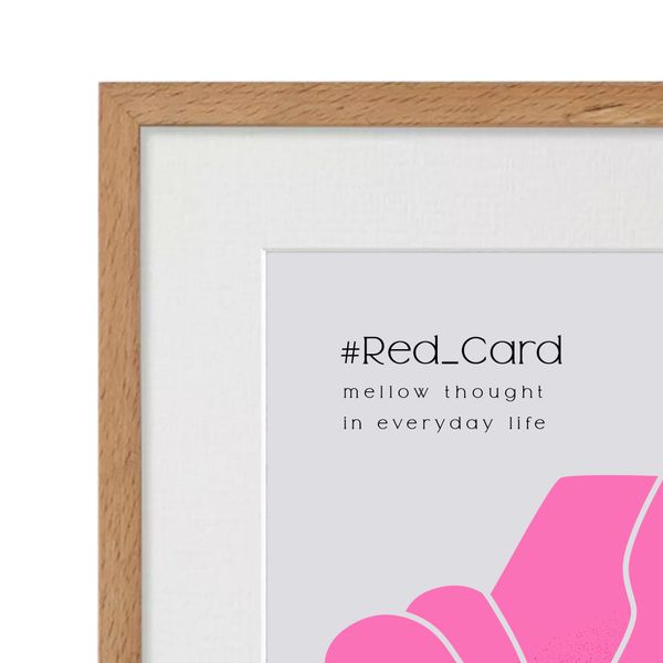 تابلو مدل کارت قرمز Red Card