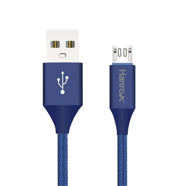 کابل تبدیل USB به microUSB هانروکس مدل M11 طول 1 متر