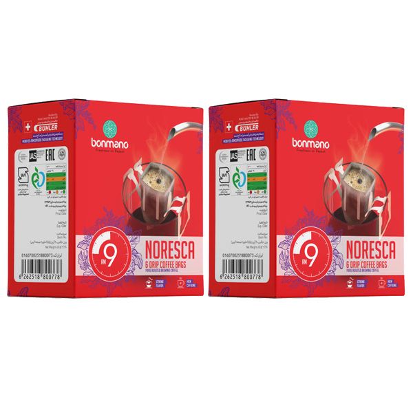 قهوه نورسکا بن مانو- 150 گرم 2 بسته 6 عددی