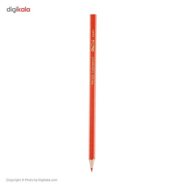 مداد رنگی 36 رنگ فکتیس با جعبه استوانه‌ای
