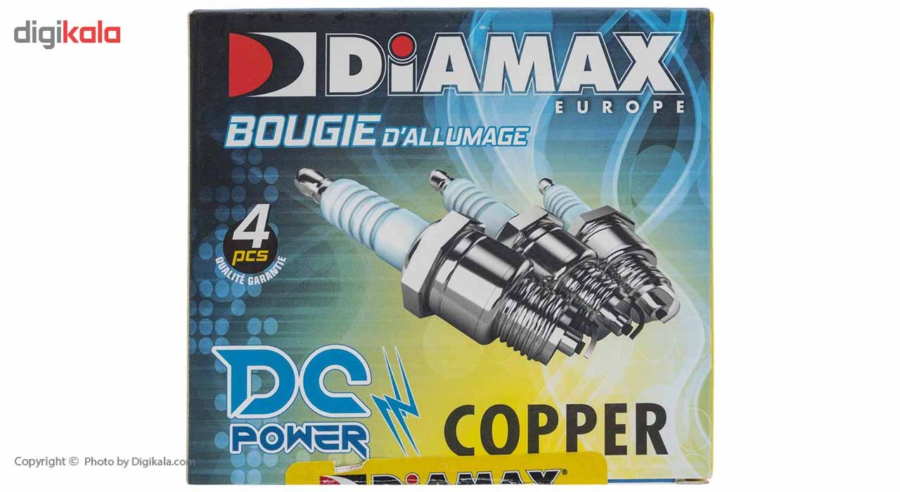 شمع خودرو دیامکس مدل DC POWER پایه بلند بسته 4 عددی