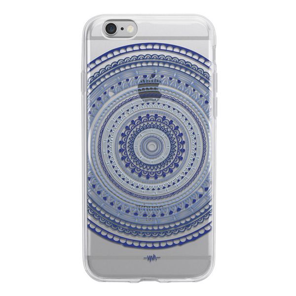 کاور ژله ای وینا مدل Blue Mandala مناسب برای گوشی موبایل آیفون 6/6s