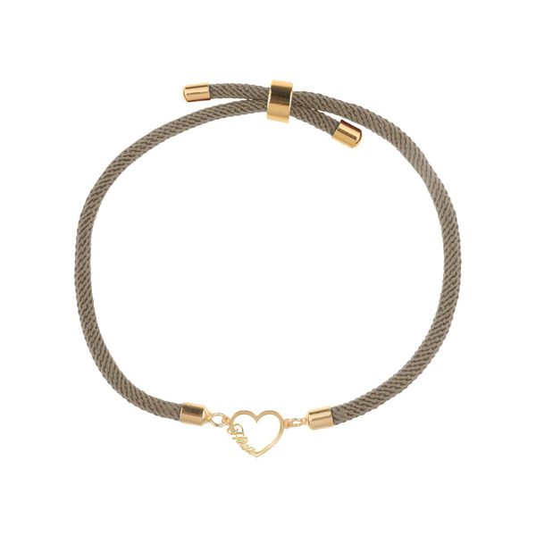 دستبند طلا 18 عیار زنانه مدوپد مدل اسم هیرسا hirsa کد DB24-11160