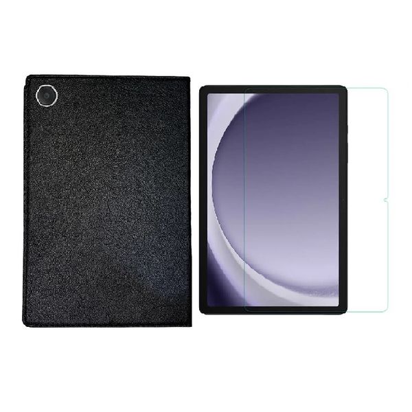 کیف کلاسوری مدل پرادا مناسب برای تبلت سامسونگ Galaxy Tab A9 Plus X216 به همراه محافظ صفحه نمایش