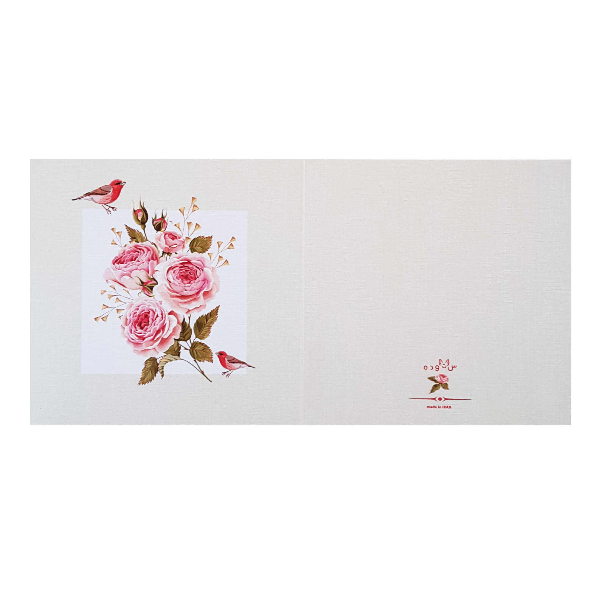 کارت پستال ستوده مدل گلهای رز 05