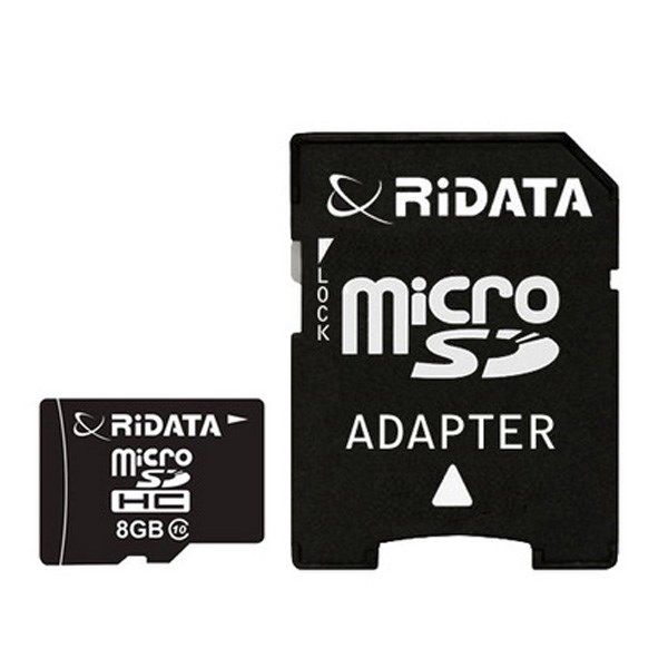 کارت حافظه ری دیتا microSDHC 8GB High Speed Class 10 With Adapter
