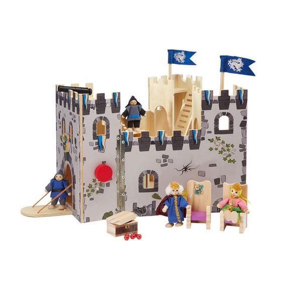 اسباب بازی پلیتیو جونیور مدل قلعه چوبی پادشاه
