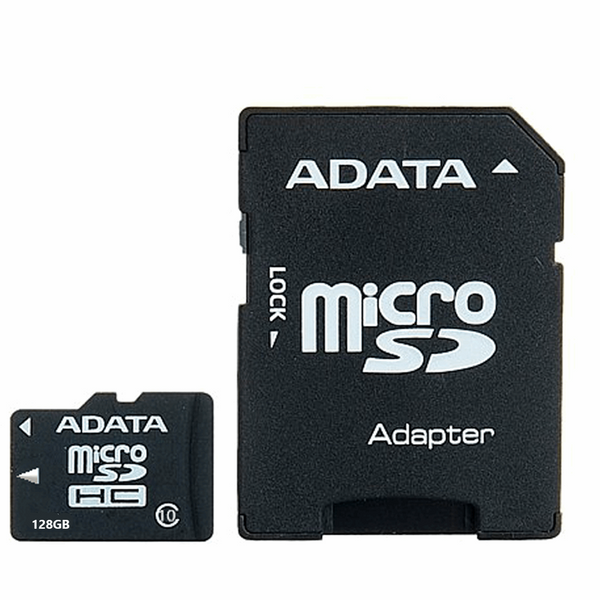 کارت حافظه microSDHC ای دیتا مدل premier کلاس 10 استاندارد UHS-I U1 سرعت 50MBps همراه با آداپتور SD ظرفیت 128 گیگابایت