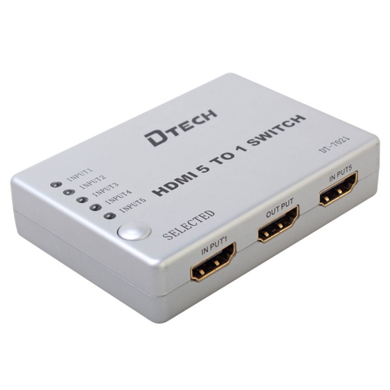 سوئیچ 1 به 5 HDMI دیتک مدل DT-7021