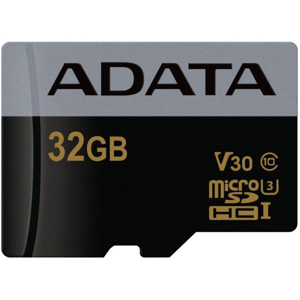 کارت حافظه‌ microSDHC ای دیتا مدل Premier Pro V30 کلاس 10 استاندارد UHS-I U3 سرعت 95MBps ظرفیت 32 گیگابایت