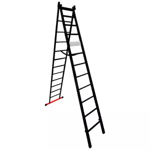 نردبان 24 پله ماندگار مدل پارس به همراه پایه تعادل