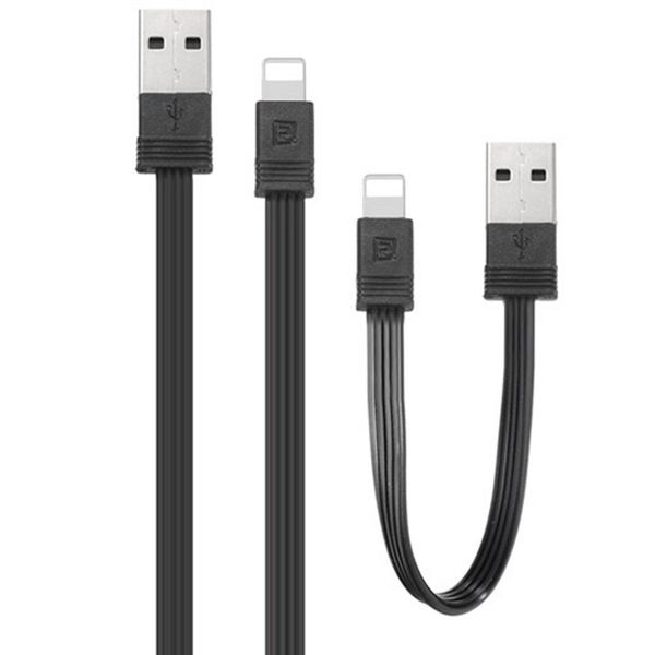 کابل تبدیل USB به لایتنینگ ریمکس مدل RC-062i به طول 1 متر به همراه کابل 16 سانتی متری