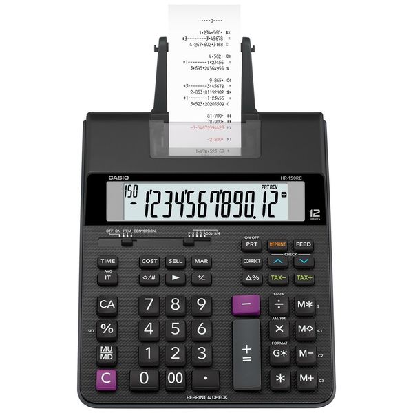 ماشین حساب کاسیو مدل HR-150RC
