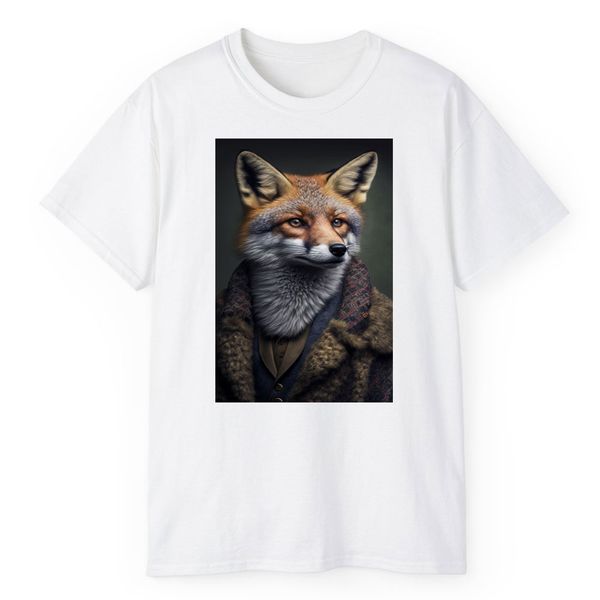 تی شرت آستین کوتاه مردانه مدل روباه کد 1750