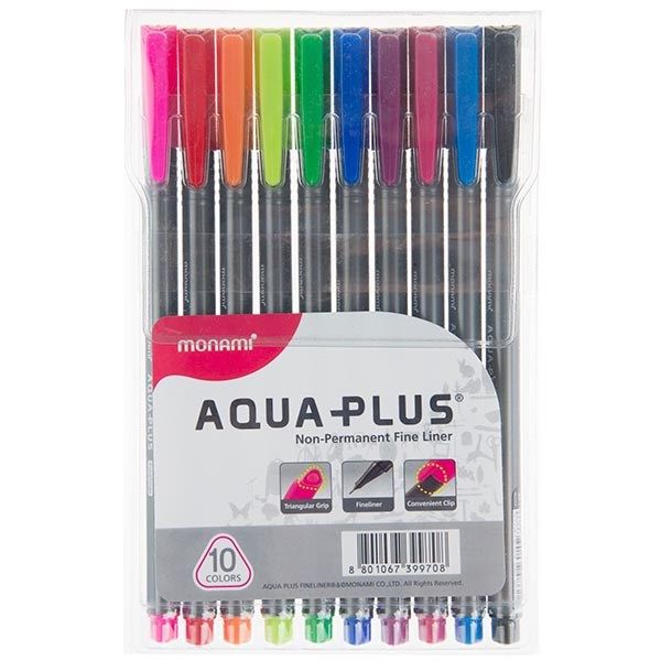 روان نویس 10 رنگ مونامی مدل Aqua-Plus