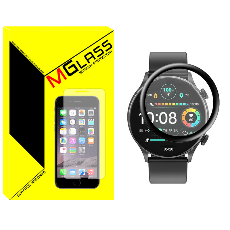 محافظ صفحه نمایش نانو ام‌گلس مدل Pmma-MG مناسب برای ساعت هوشمند هایلو Solar Plus