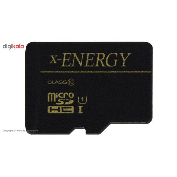 کارت حافظه‌ microSDXC اکس-انرژی مدل IPM کلاس 10 استاندارد U1 سرعت 80MBps ظرفیت 128 گیگابایت