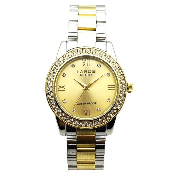 ساعت مچی عقربه ای زنانه لاروس مدل LW-A111-Gold