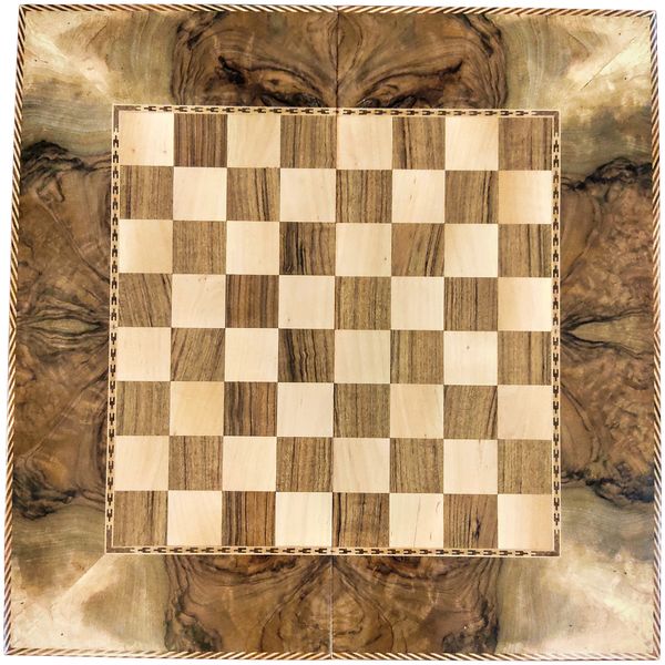 صفحه شطرنج معرق کاری مدل قاب سینی سنتی اصیل ریشه گردو کدT8
