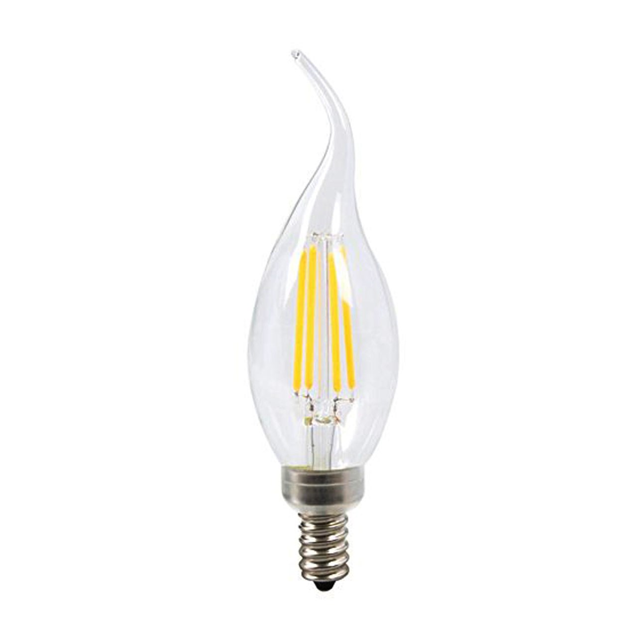 لامپ شمعی فیلامنت 4 وات نور نیرو مدل اشکی C35