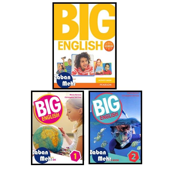کتاب Big English Starter_1.2 اثر جمعی از نویسندگان انتشارات زبان مهر 3 جلدی