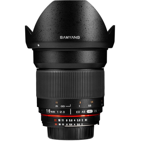 لنز سامیانگ 16mm f/2.0 ED AS UMC CS For Canon