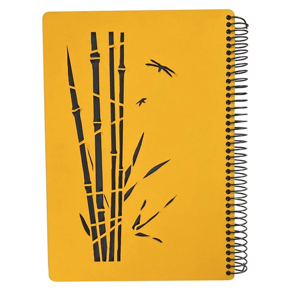  دفتر یادداشت 120 برگ کتیبه قلم مدل بامبو کد AR322