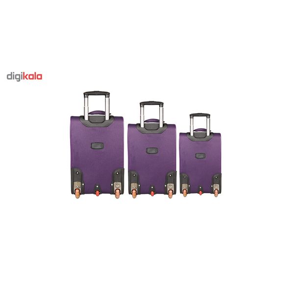 مجموعه سه عددی چمدان مدل تاپ یورو