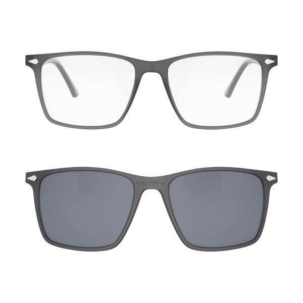 فریم عینک طبی مردانه لوناتو مدل 70216 c02 به همراه کاور عینک آفتابی