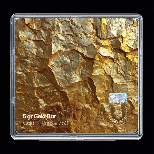 شمش طلا 18 عیار مدوپد مدل طلا کد SG11836