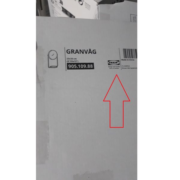 آینه رومیزی ایکیا مدل GRANVAG کد 9051